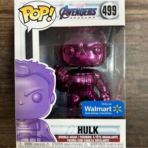 Marvel Avengers Purple Endgame Hulk Metallic Figure